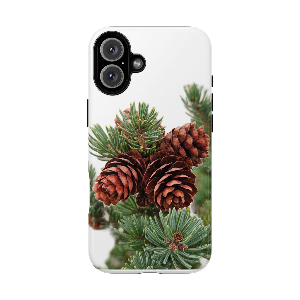 Pinecone Tough Phone Case — Protective Botanical Phone Cover