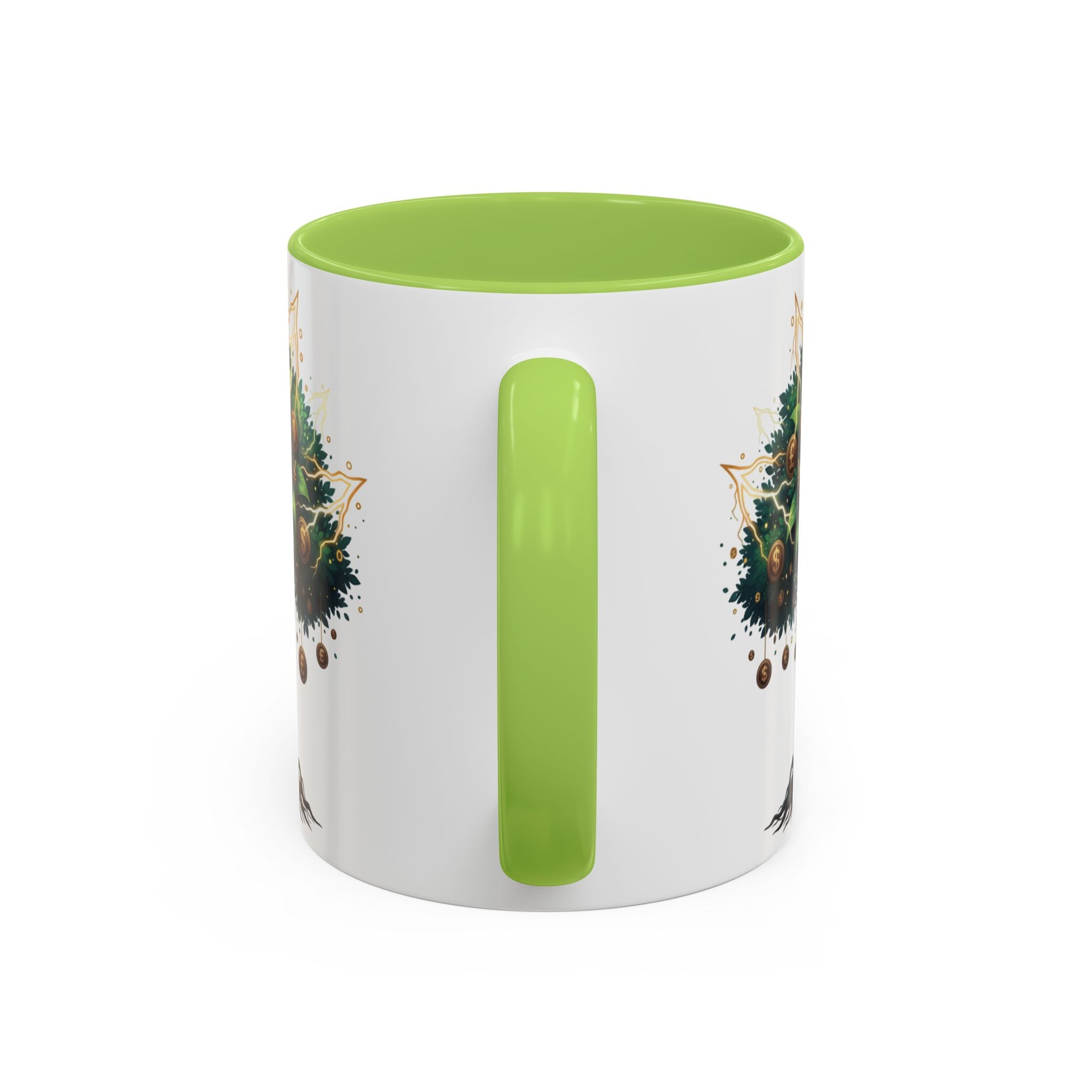 Accent Mug — Money Flows to Me Tree of Abundance Coffee Cup (11/15oz)