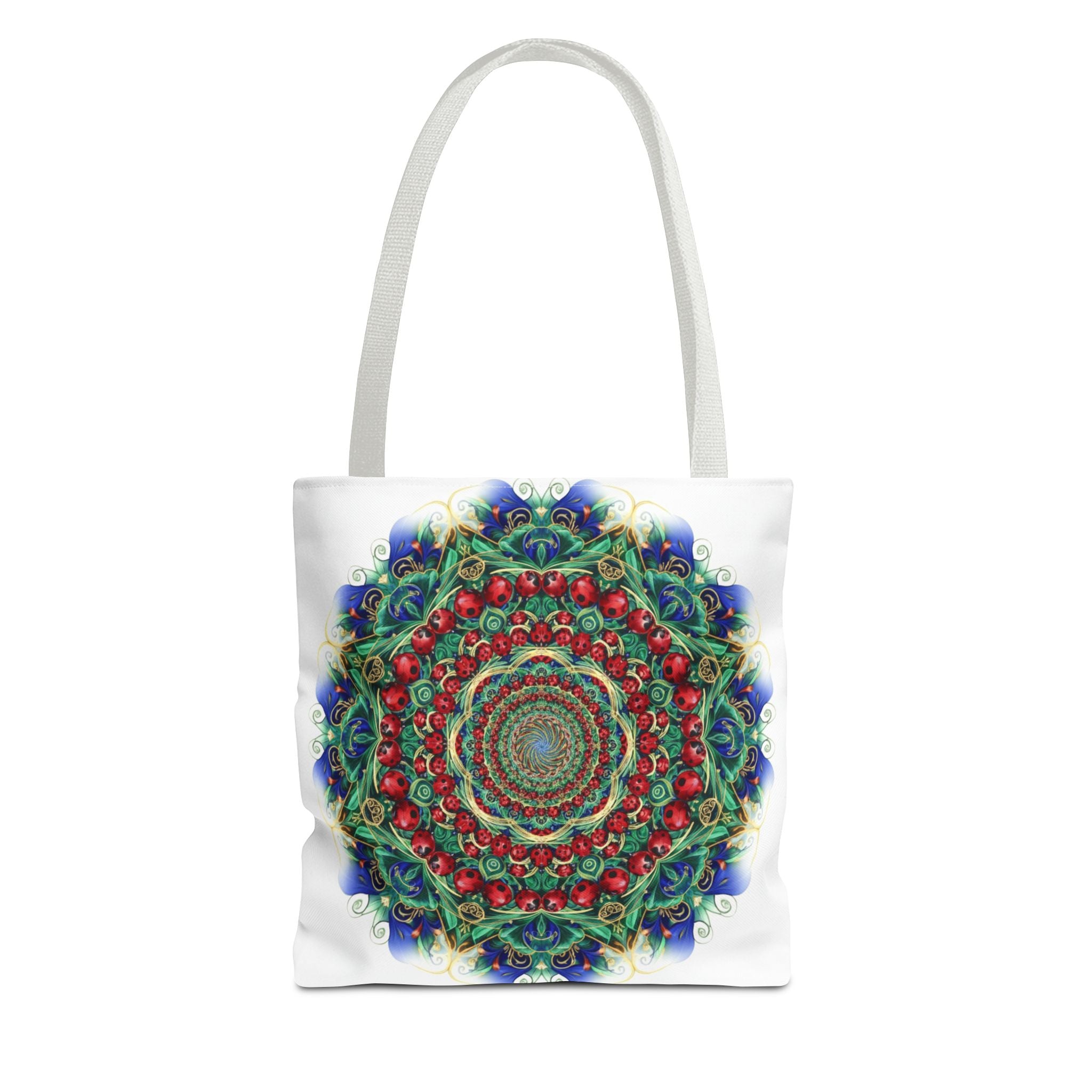 Bohemian Kaleidoscope Tote Bag — Colorful Mandala AOP Beach & Market Tote