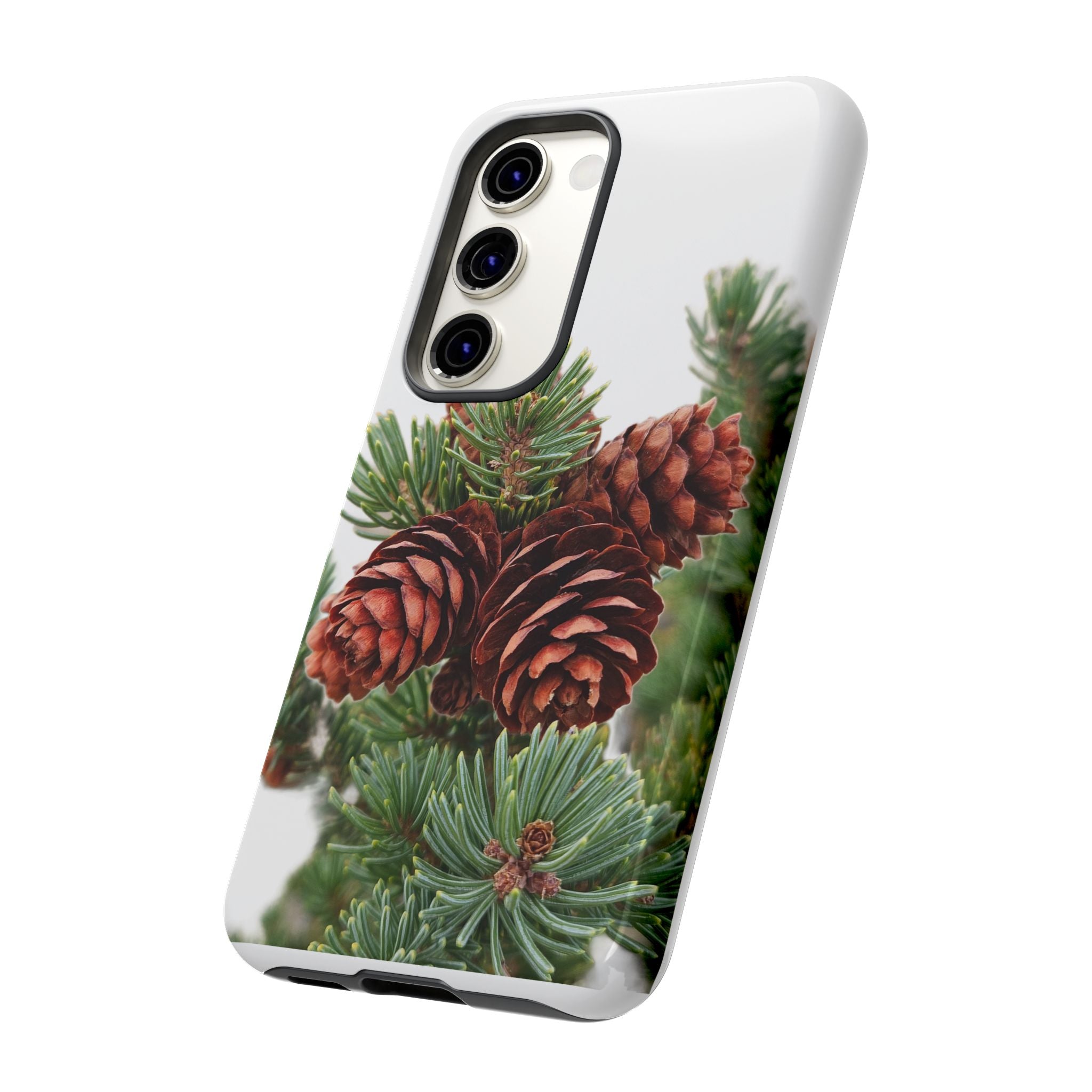 Pinecone Tough Phone Case — Protective Botanical Phone Cover