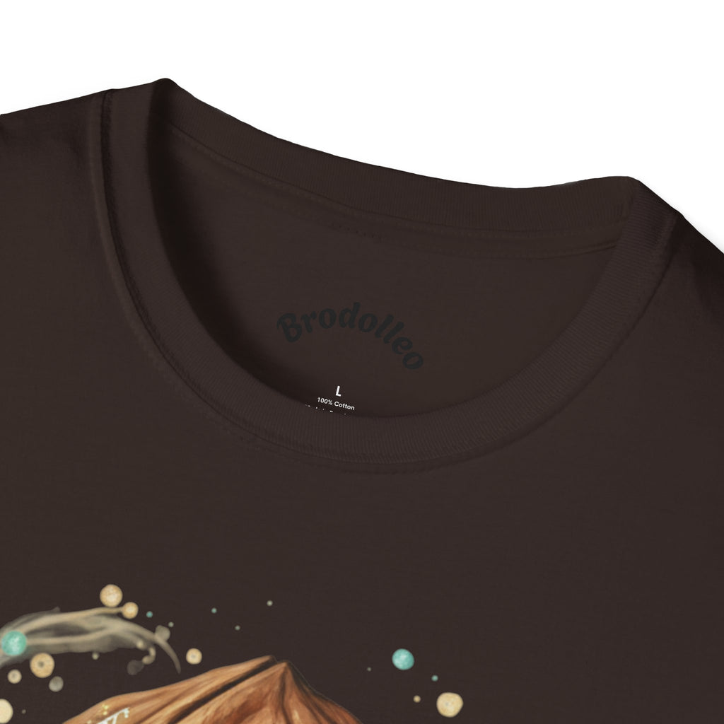 Mystic Walnut Orb T‑Shirt — Fantasy Nature Illustration