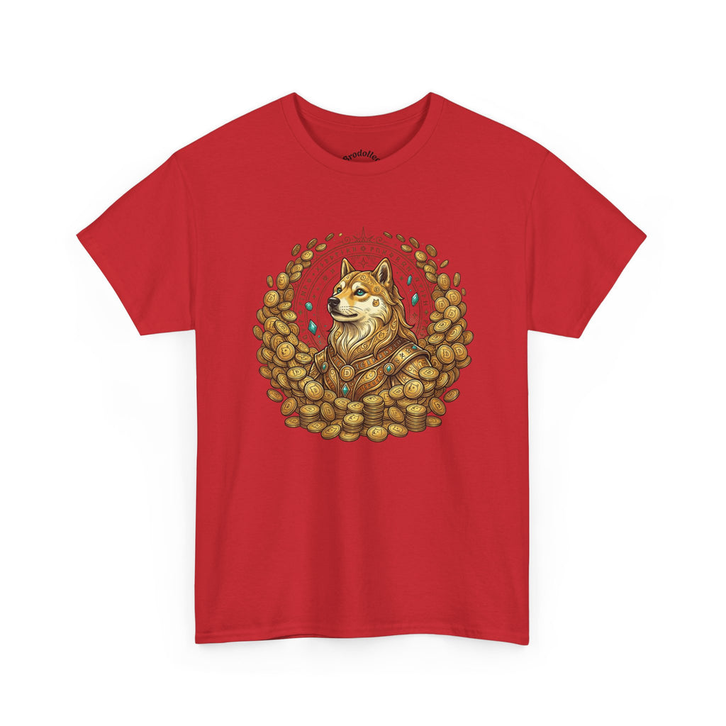 Shiba Inu Coffee Beans T‑Shirt — Cute Dog Cafe Tee