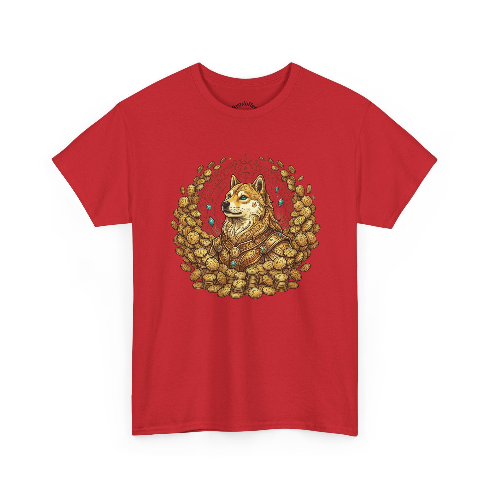 Shiba Inu Coffee Beans T‑Shirt — Cute Dog Cafe Tee