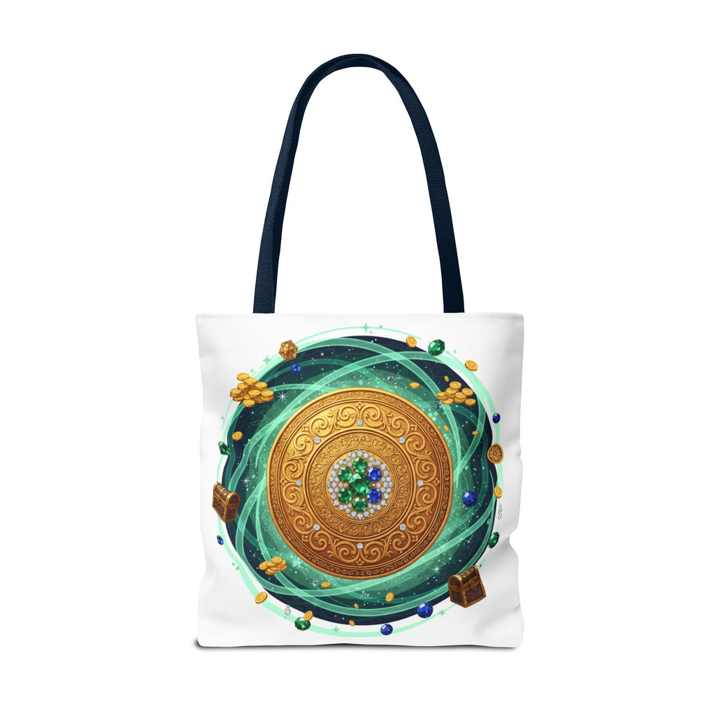 Tote Bag — Celtic Gold Shield Mandala Print Tote