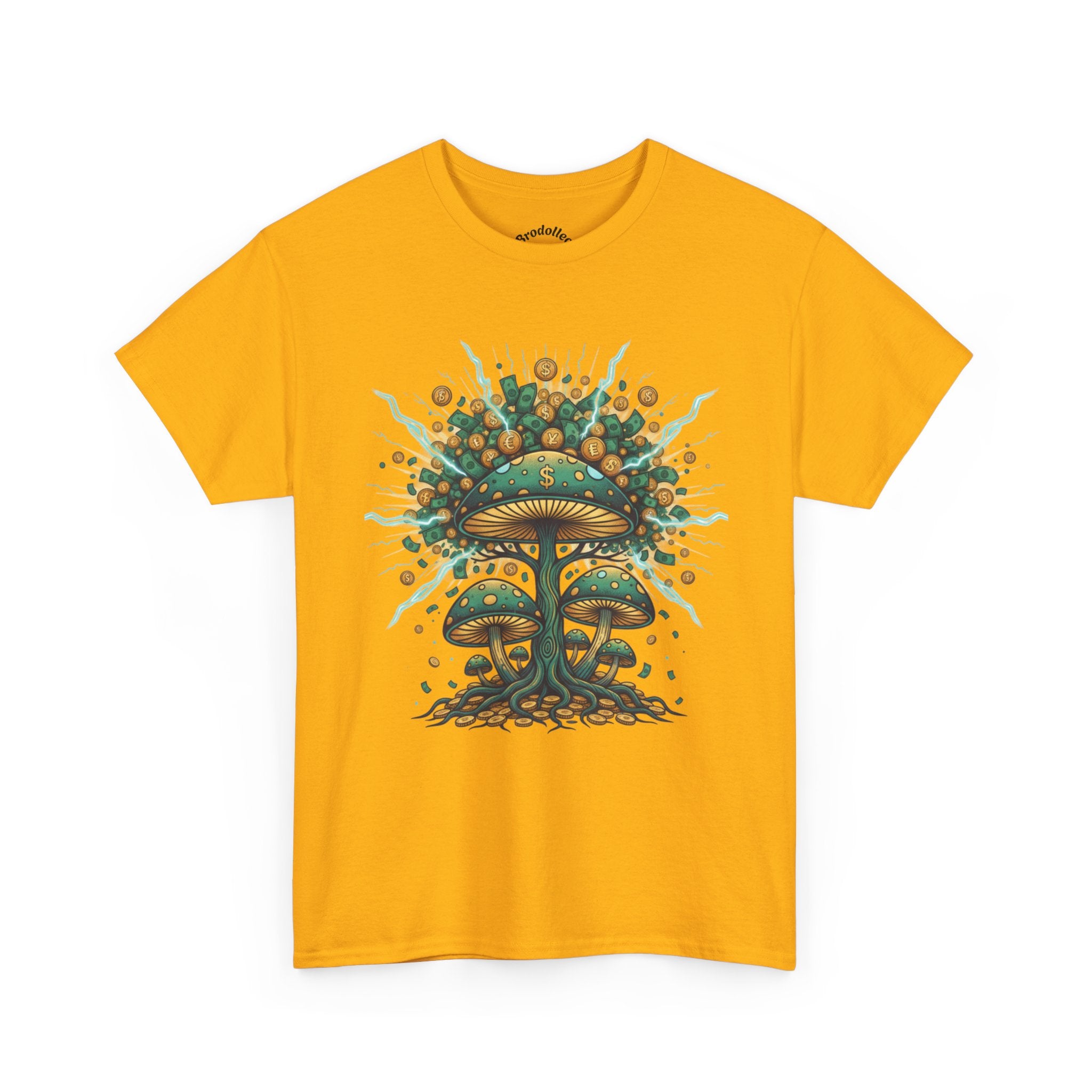 Mushroom Tree Graphic Tee — Psychedelic Nature Art T-Shirt