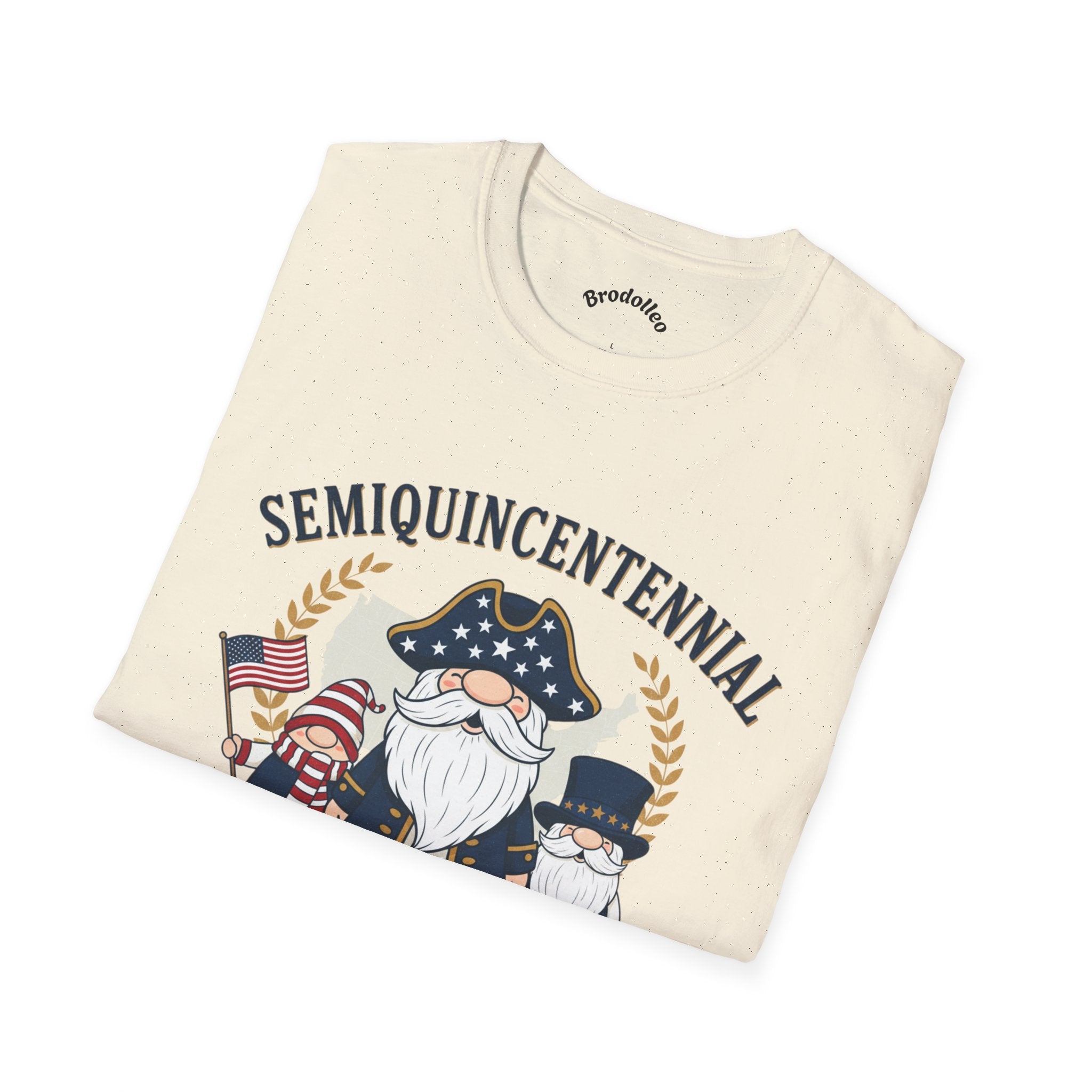 Semiquincentennial 250th USA Gnome T-Shirt — Patriotic Independence Day Tee