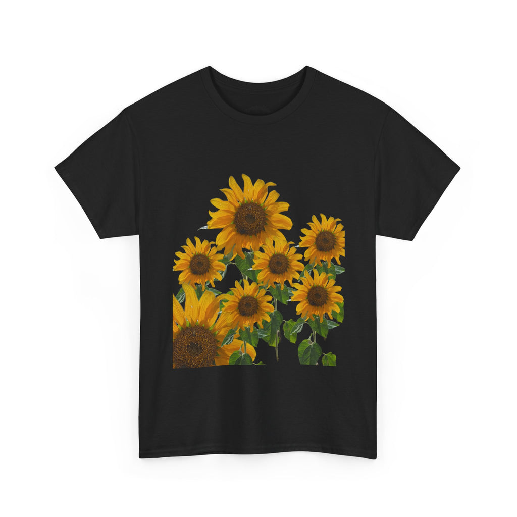 Sunflower Bouquet T-Shirt — Bright Floral Graphic Tee