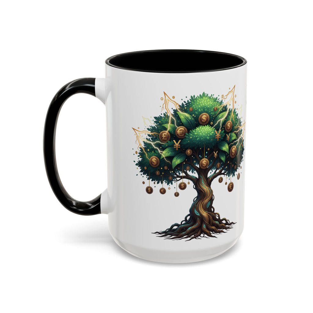 Accent Mug — Money Flows to Me Tree of Abundance Coffee Cup (11/15oz)