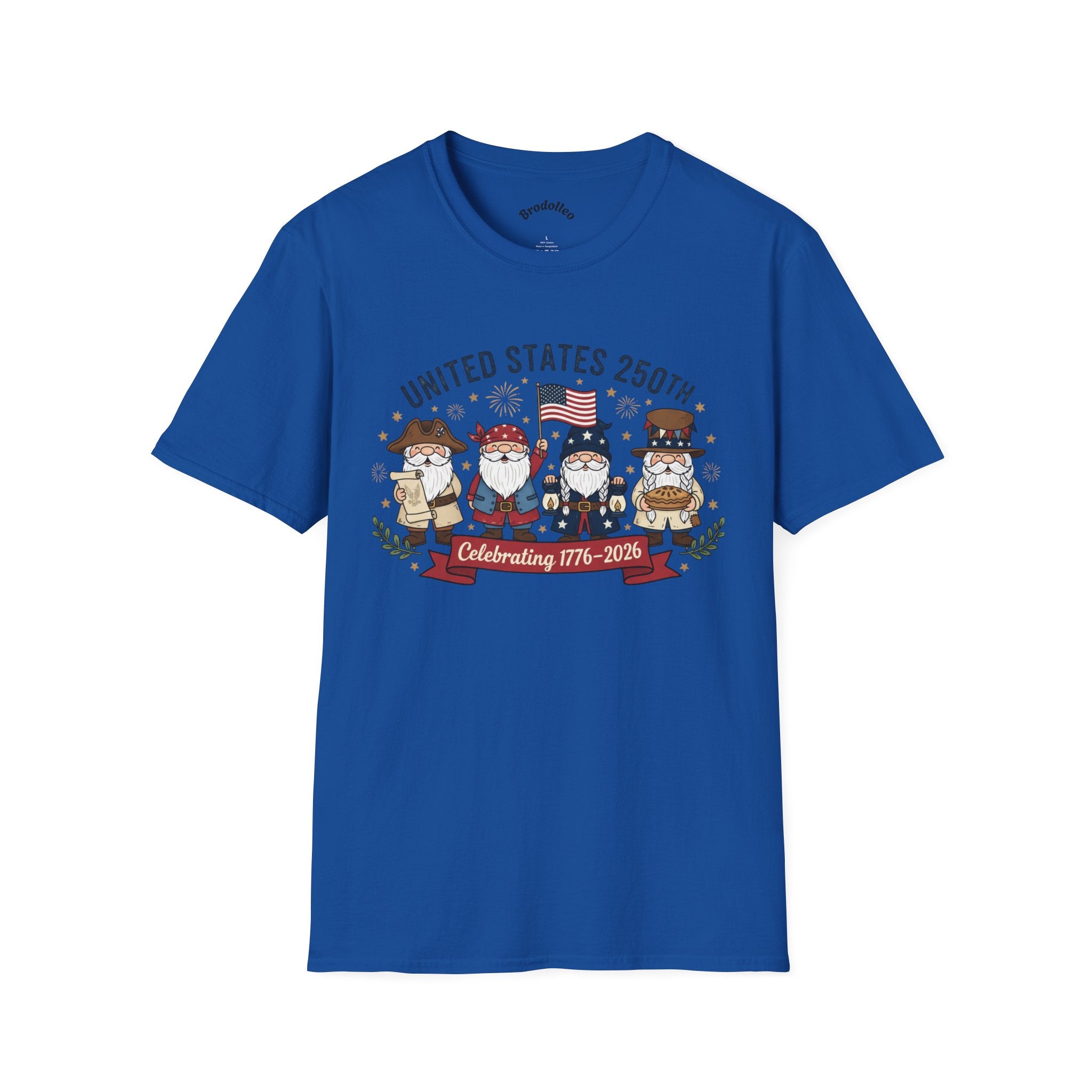 United States 250th Anniversary Patriotic Gnome T-Shirt – Celebrating 1776–2026