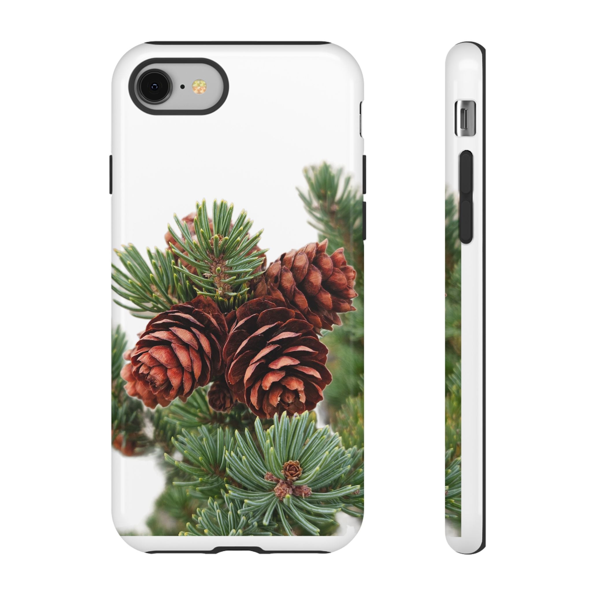 Pinecone Tough Phone Case — Protective Botanical Phone Cover