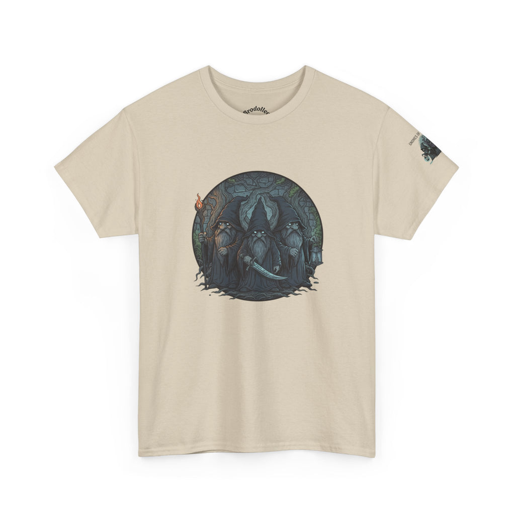 Mystic Forest Wolves T-Shirt — Moonlit Wolf Circle Graphic Tee