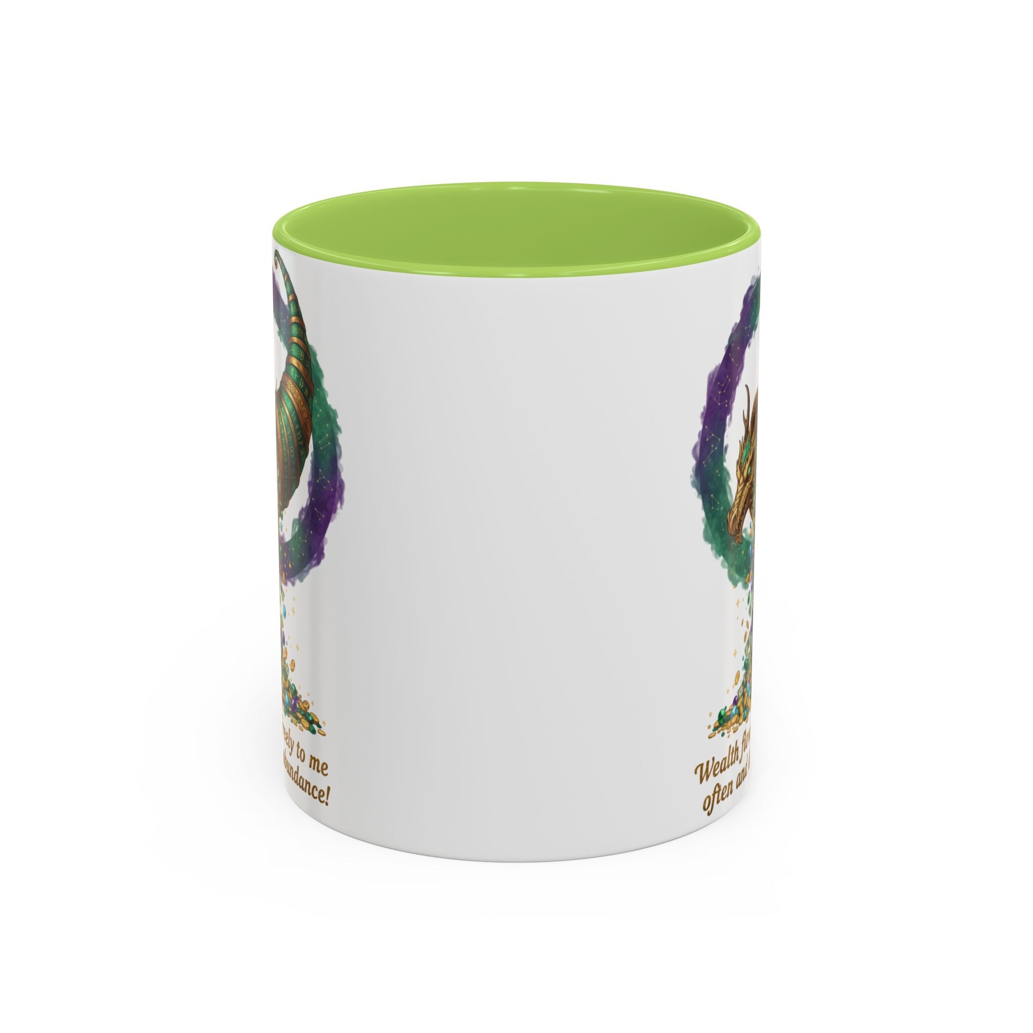 Cornucopia Wealth Coffee Mug — "Wealth flow freely to me often and in abundance!"