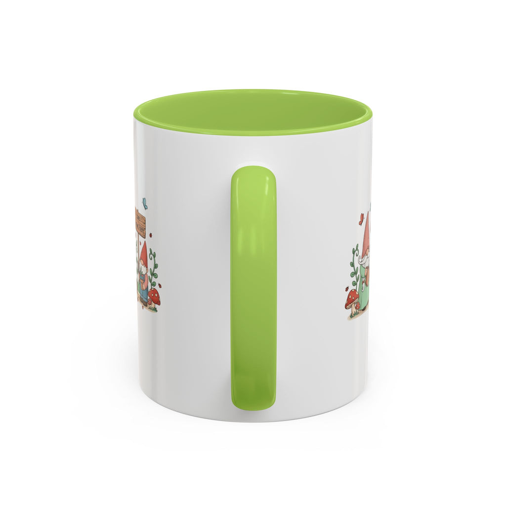 Gnome Garden Coffee Mug — Cute ‘Love Grows Here’ Accent Mug