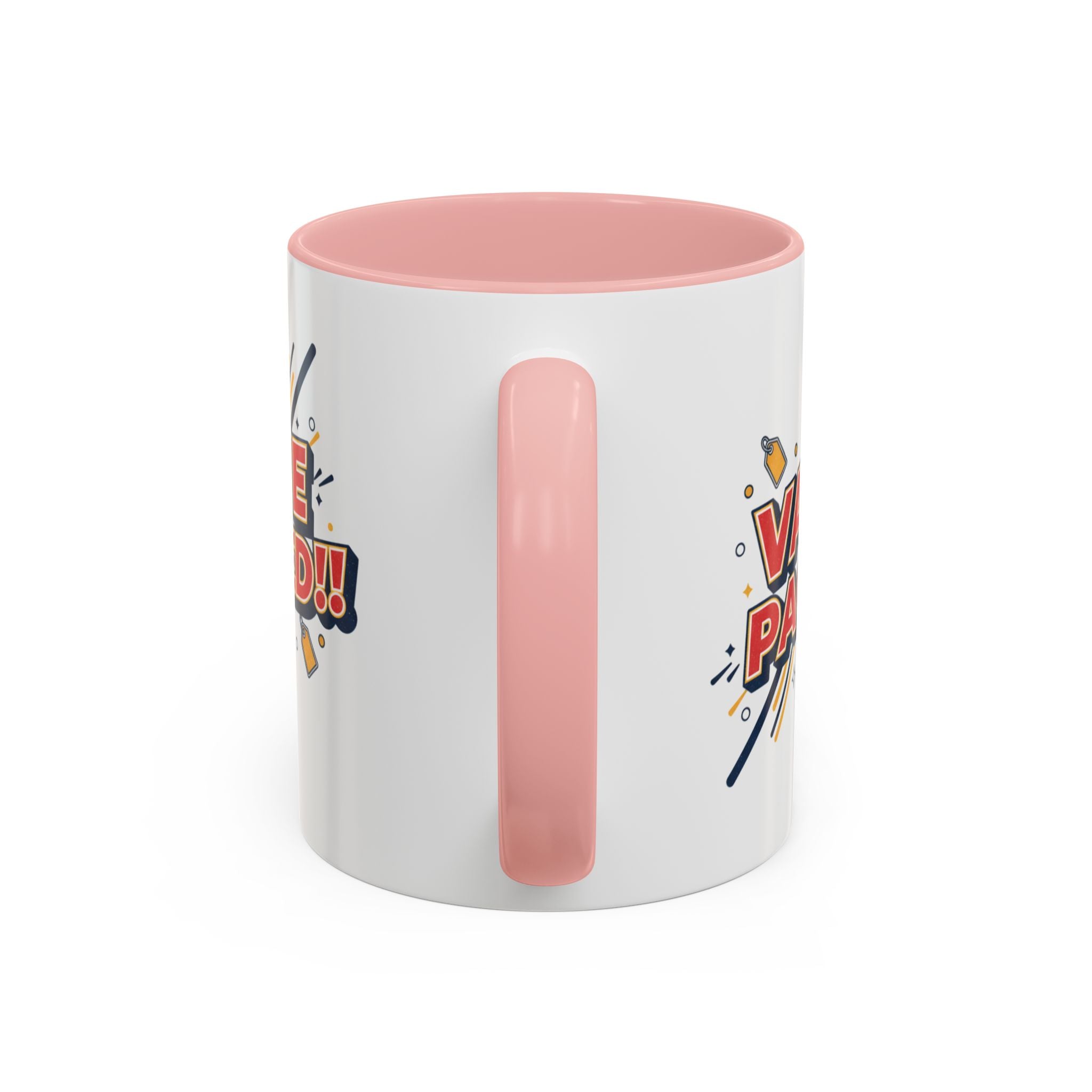 Value Packed!! Accent Coffee Mug — Bold Retro Comic Graphic (11/15 oz)