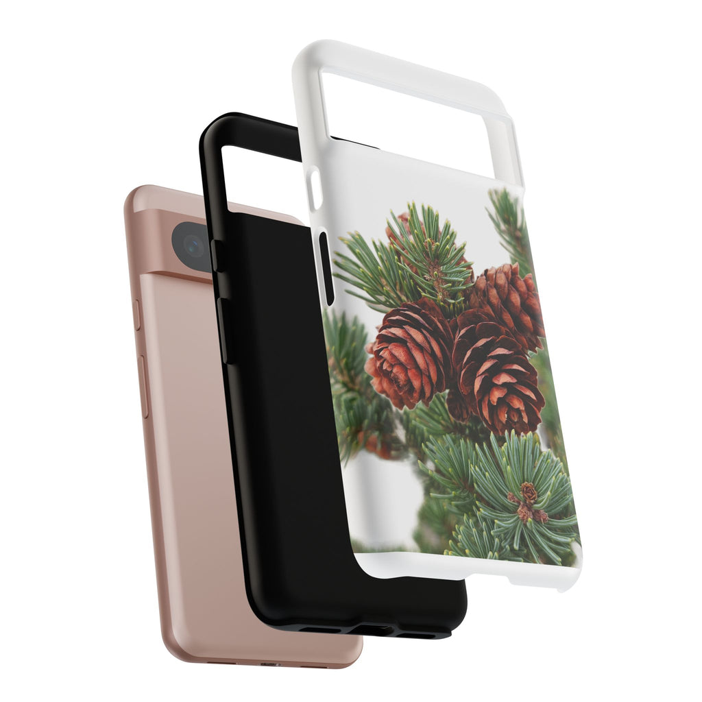 Pinecone Tough Phone Case — Protective Botanical Phone Cover