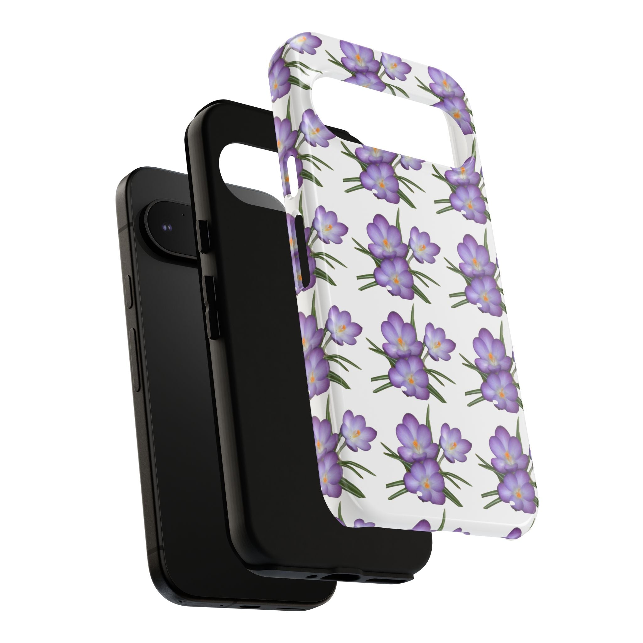 Tough Case — Purple Floral Phone Case