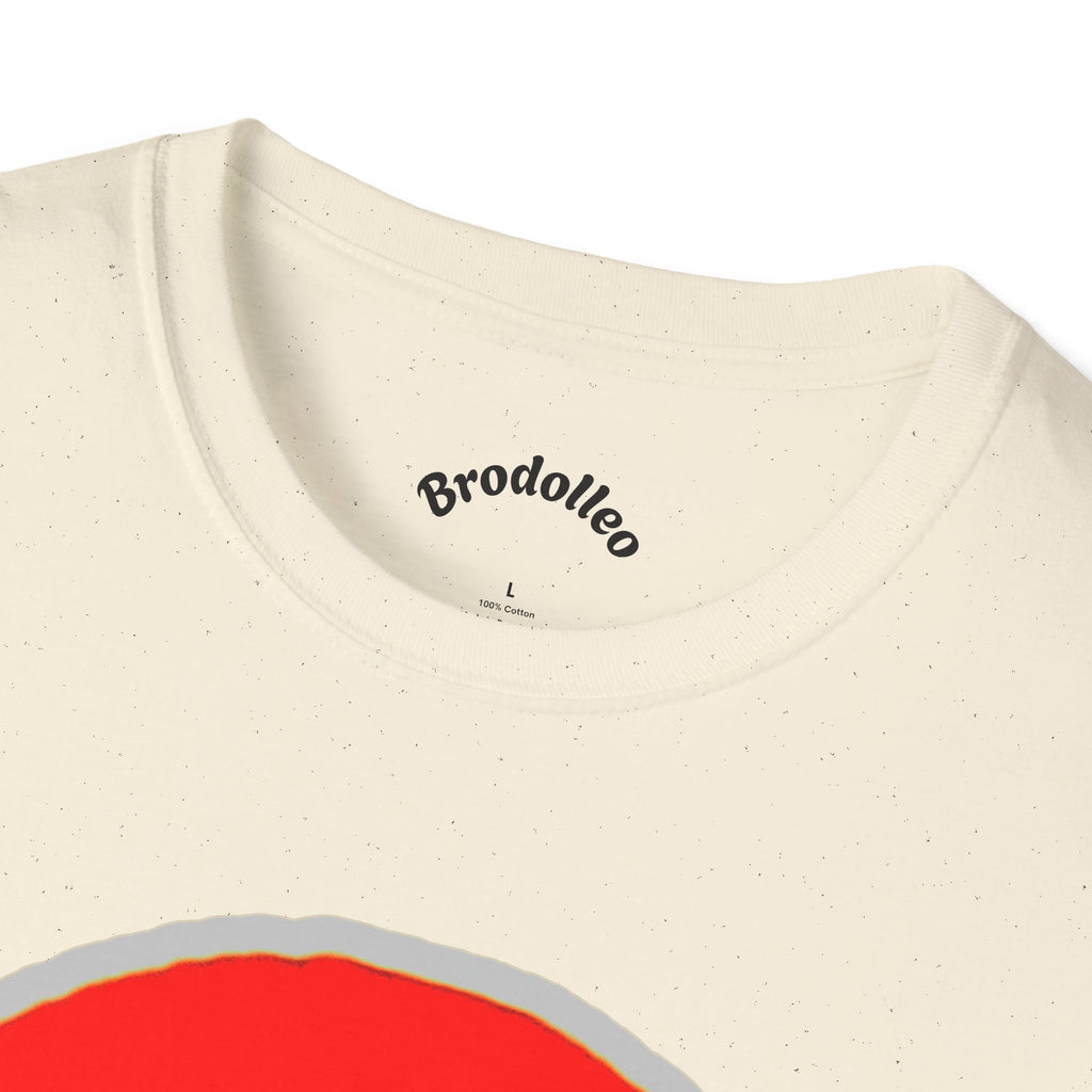 Heart Badge T-Shirt — Red Circle Love Graphic Tee