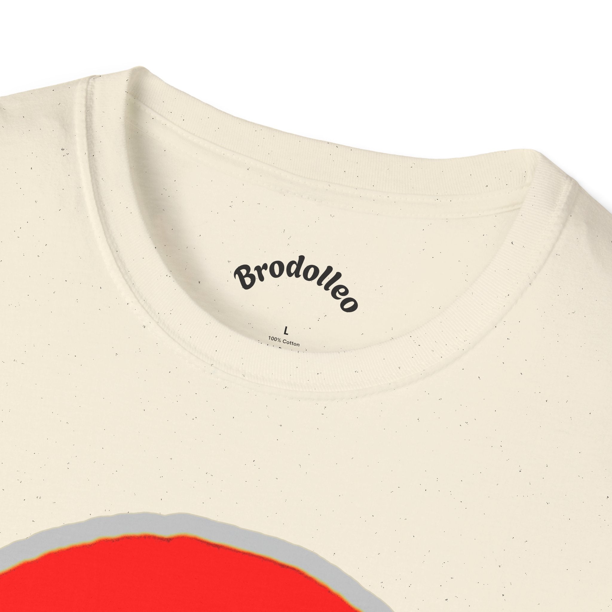 Heart Badge T-Shirt — Red Circle Love Graphic Tee