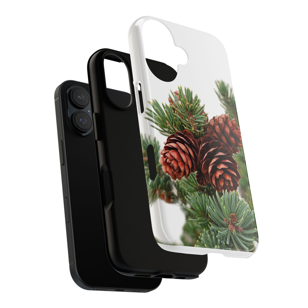 Pinecone Tough Phone Case — Protective Botanical Phone Cover