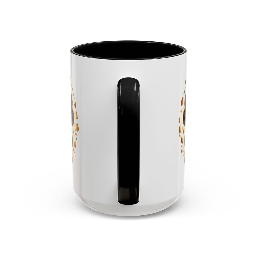 St. Patrick's Shamrock Coffee Mug — "Money Flows to Me" Lucky Charm Accent Mug