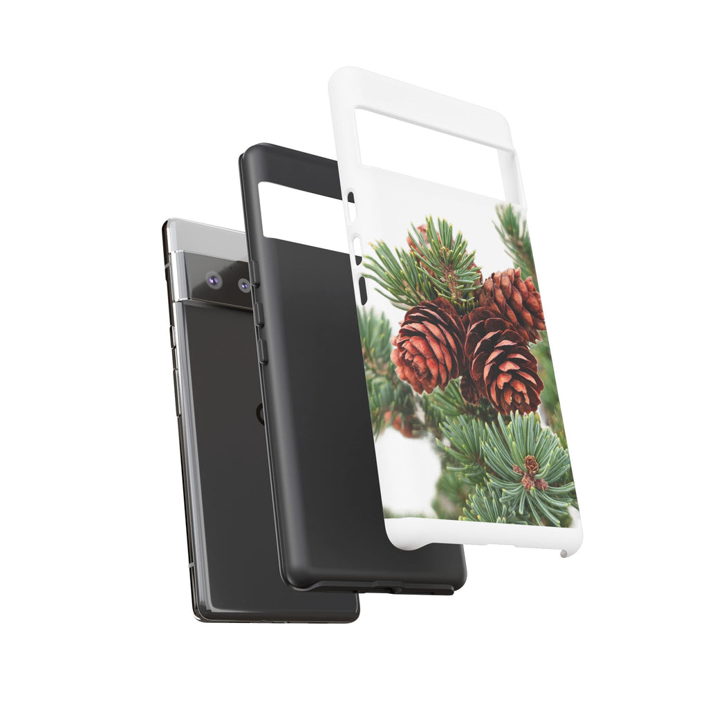 Pinecone Tough Phone Case — Protective Botanical Phone Cover