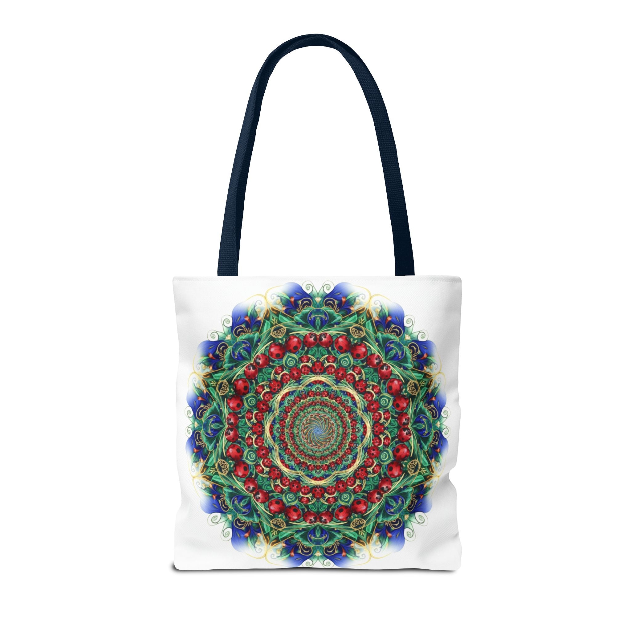Bohemian Kaleidoscope Tote Bag — Colorful Mandala AOP Beach & Market Tote