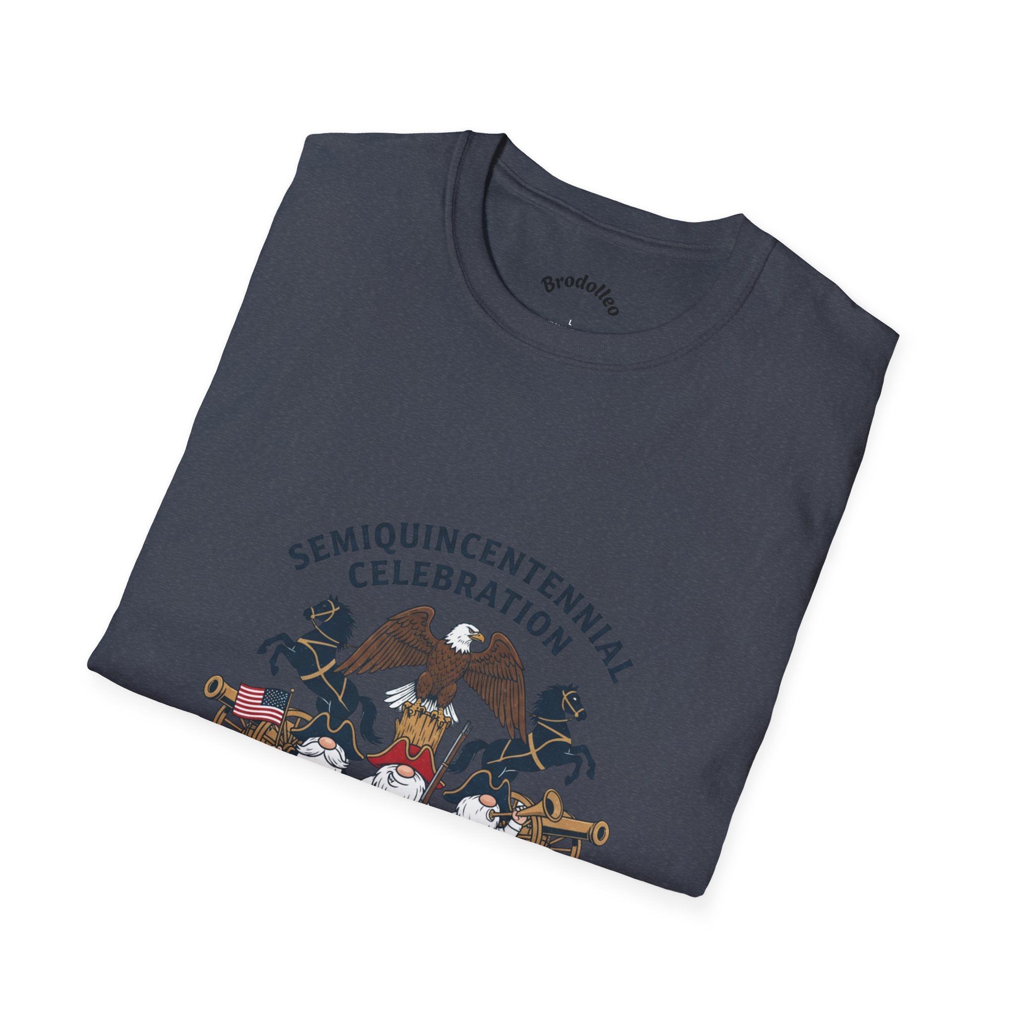 Semiquincentennial 250th Anniversary T-Shirt — American Flag & Fireworks Design