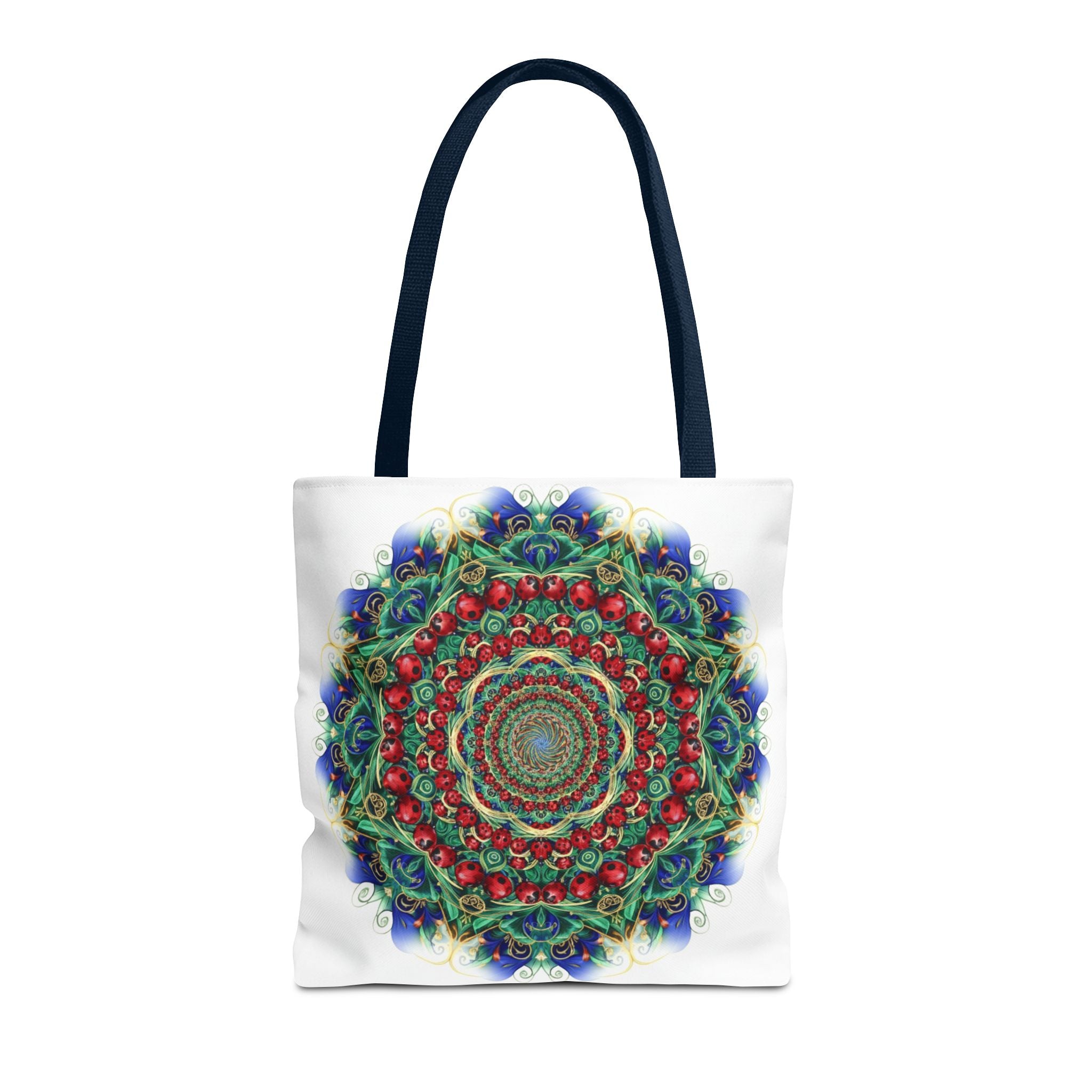 Bohemian Kaleidoscope Tote Bag — Colorful Mandala AOP Beach & Market Tote