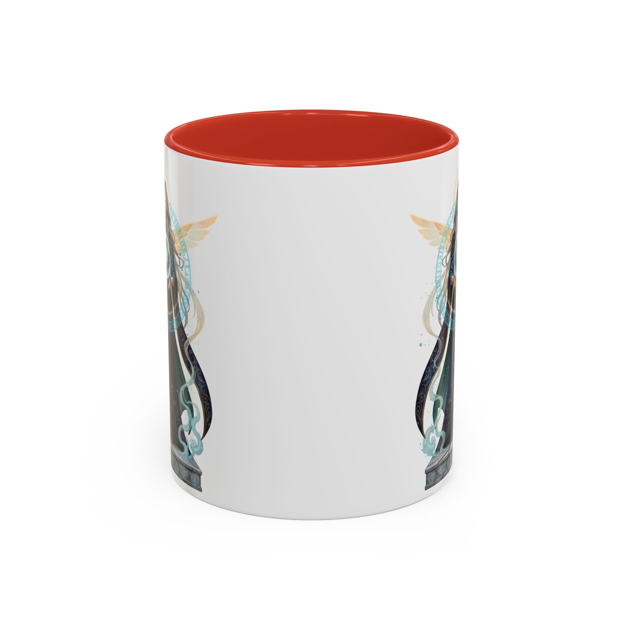 Mystic Oracle Coffee Mug — Woman with Crystal Ball Accent Mug