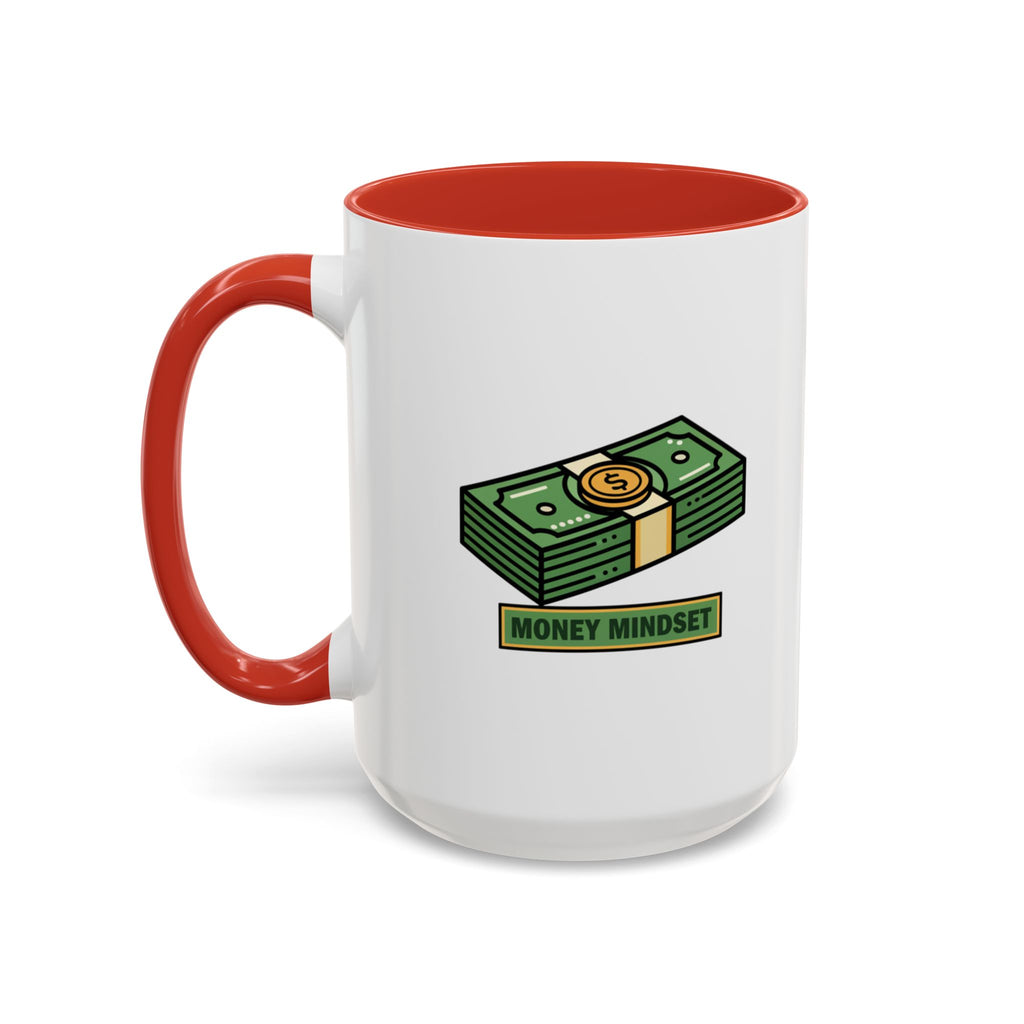 Money Mindset Coffee Mug — Stack of Cash Accent Mug (11/15oz)