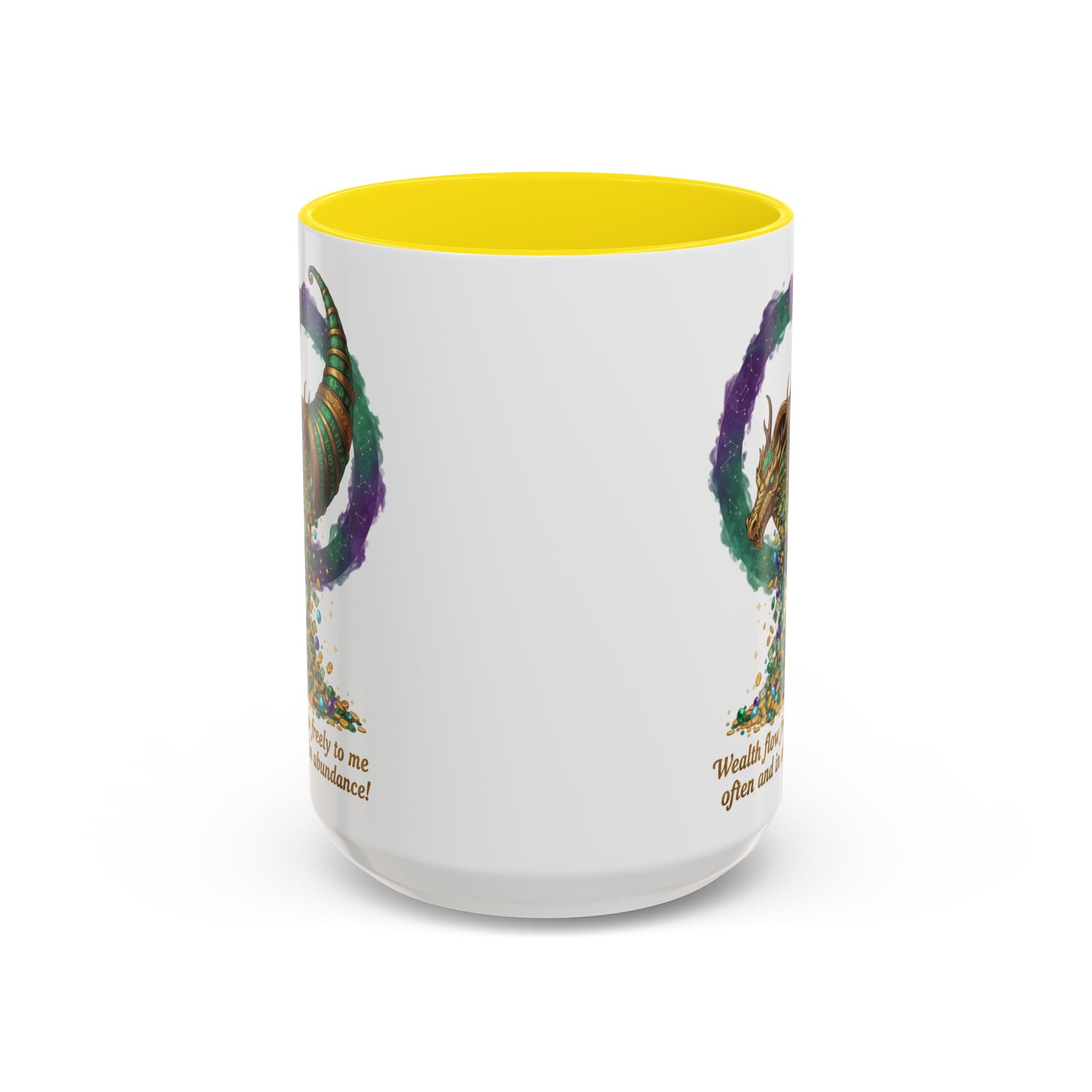 Cornucopia Wealth Coffee Mug — "Wealth flow freely to me often and in abundance!"