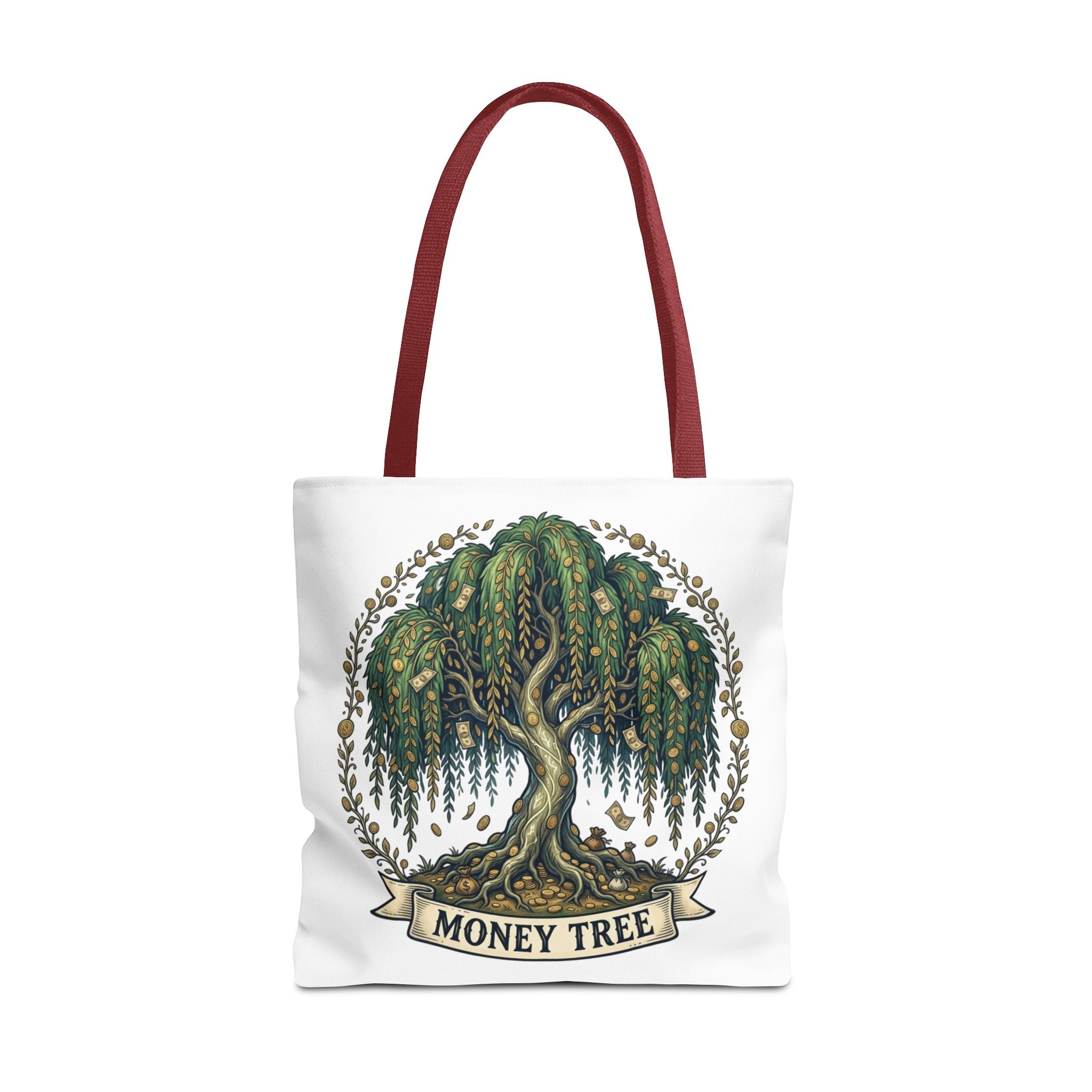 Money Tree Tote Bag — Decorative Prosperity Market Tote