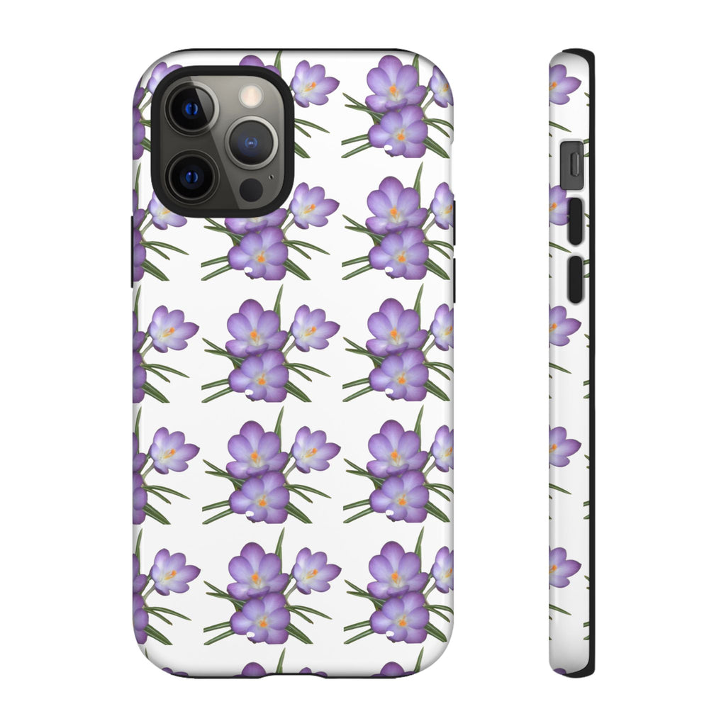 Tough Case — Purple Floral Phone Case