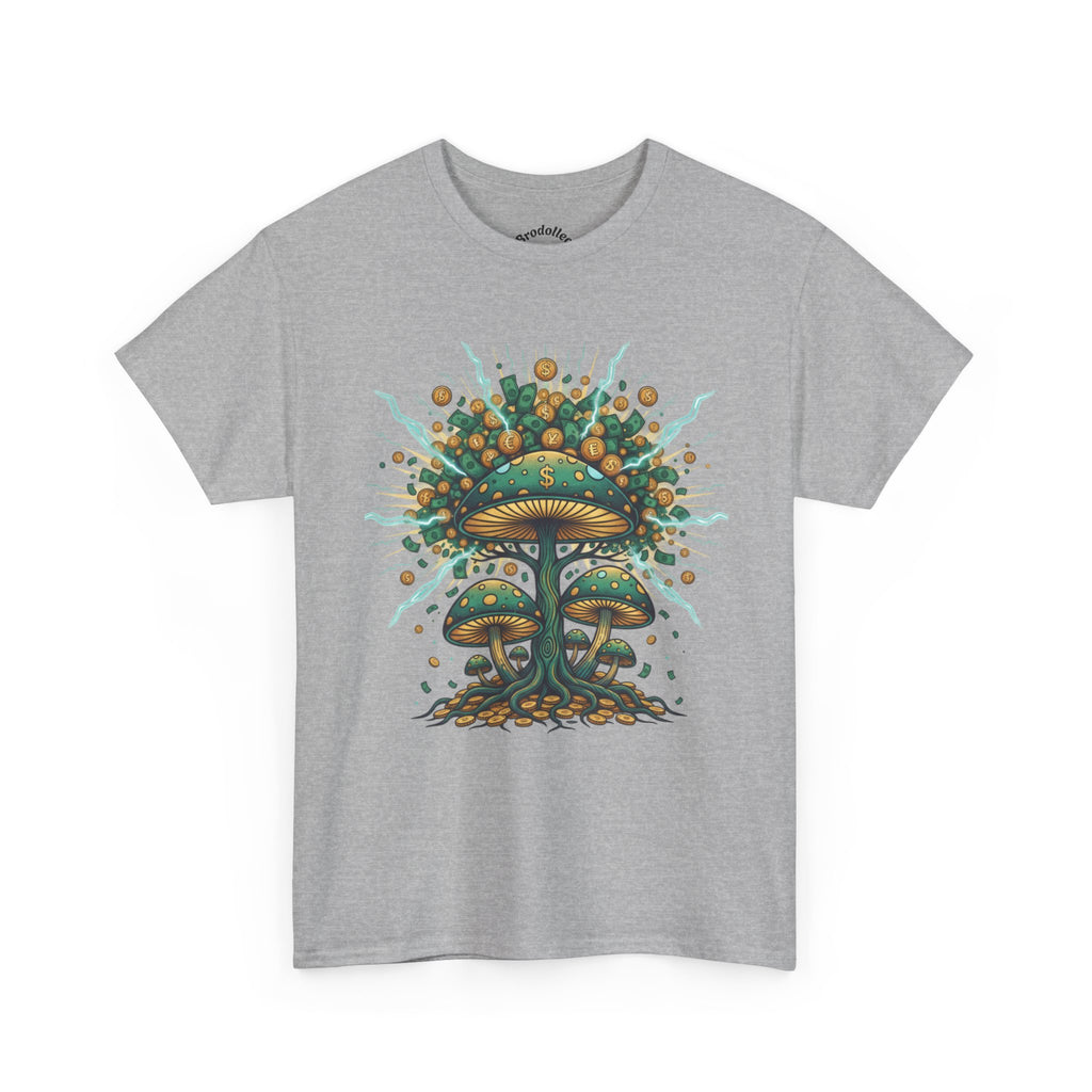 Mushroom Tree Graphic Tee — Psychedelic Nature Art T-Shirt