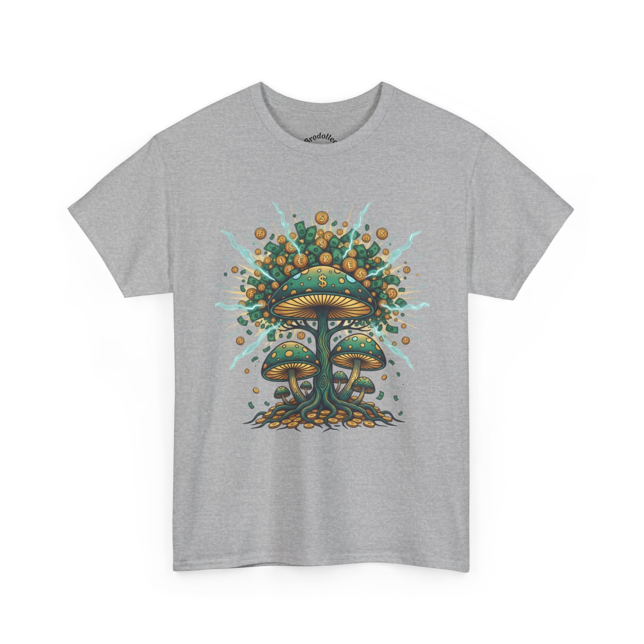 Mushroom Tree Graphic Tee — Psychedelic Nature Art T-Shirt