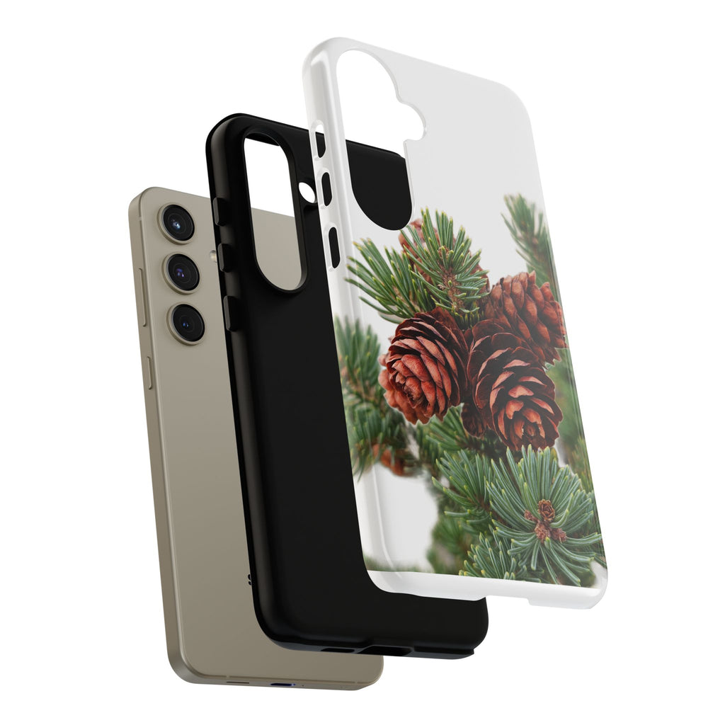 Pinecone Tough Phone Case — Protective Botanical Phone Cover