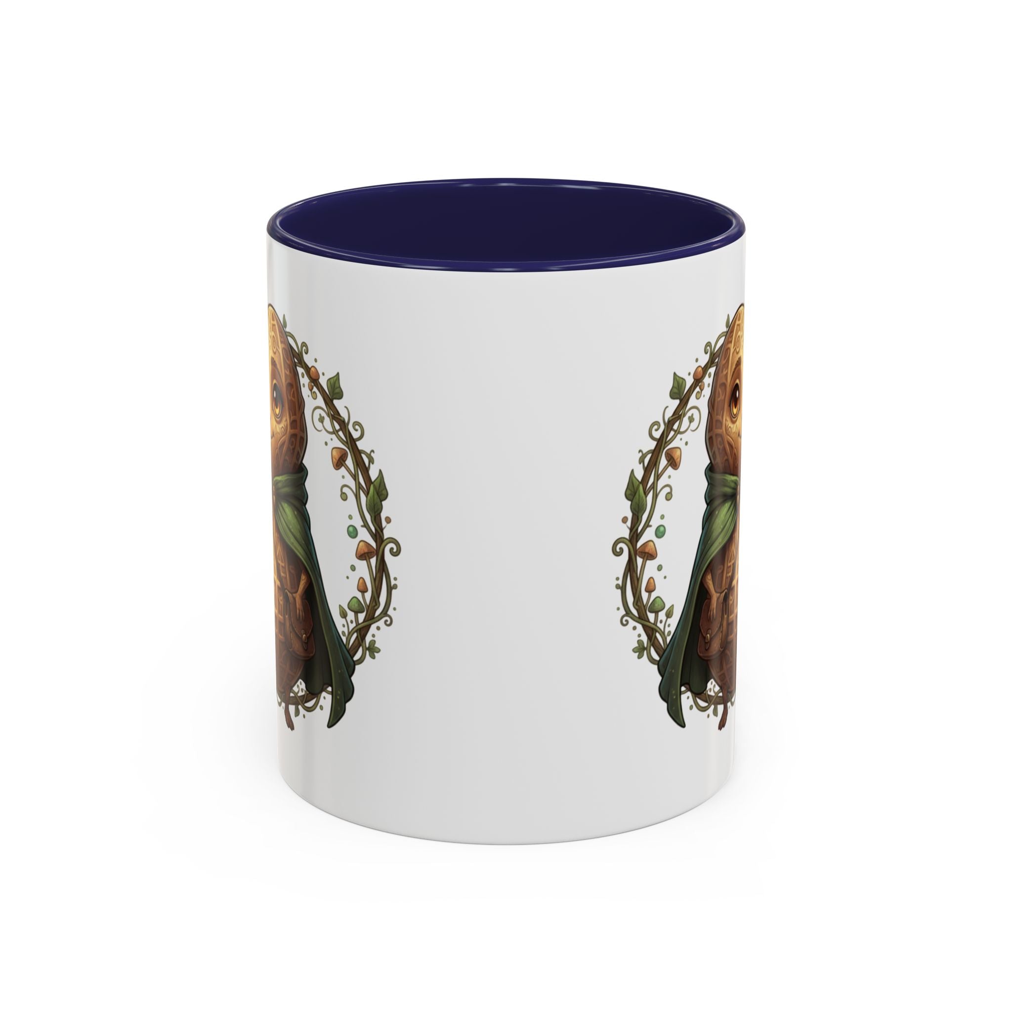 Cute Turtle Wizard Coffee Mug — Fantasy Magic Accent Mug (11/15oz)
