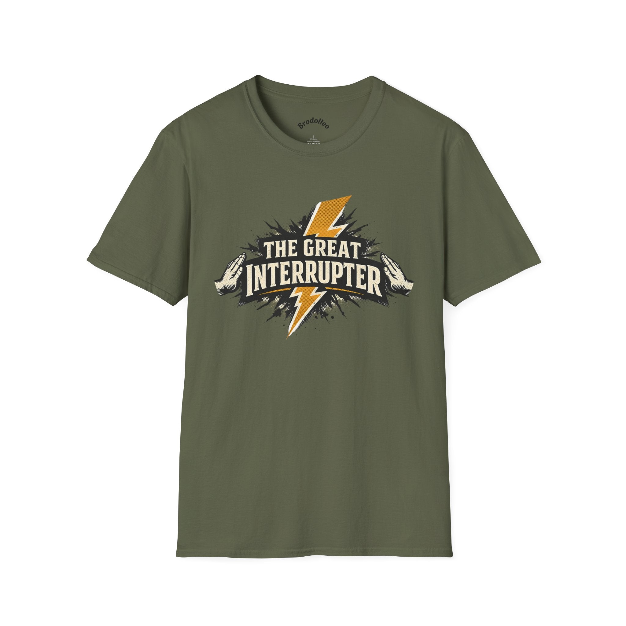 The Great Interrupter T-Shirt — Lightning Bolt Graphic Tee