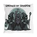 Gnomes of Shadow Outdoor Pillow — Gothic Garden Decorative Cushion