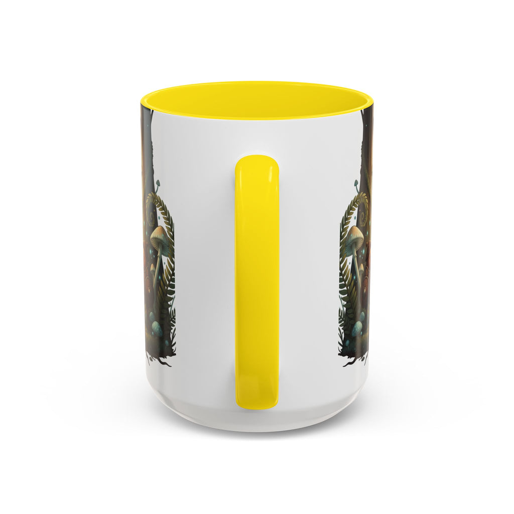 Whimsical Forest Mushroom Mug — Cute Woodland Gnome Coffee Cup