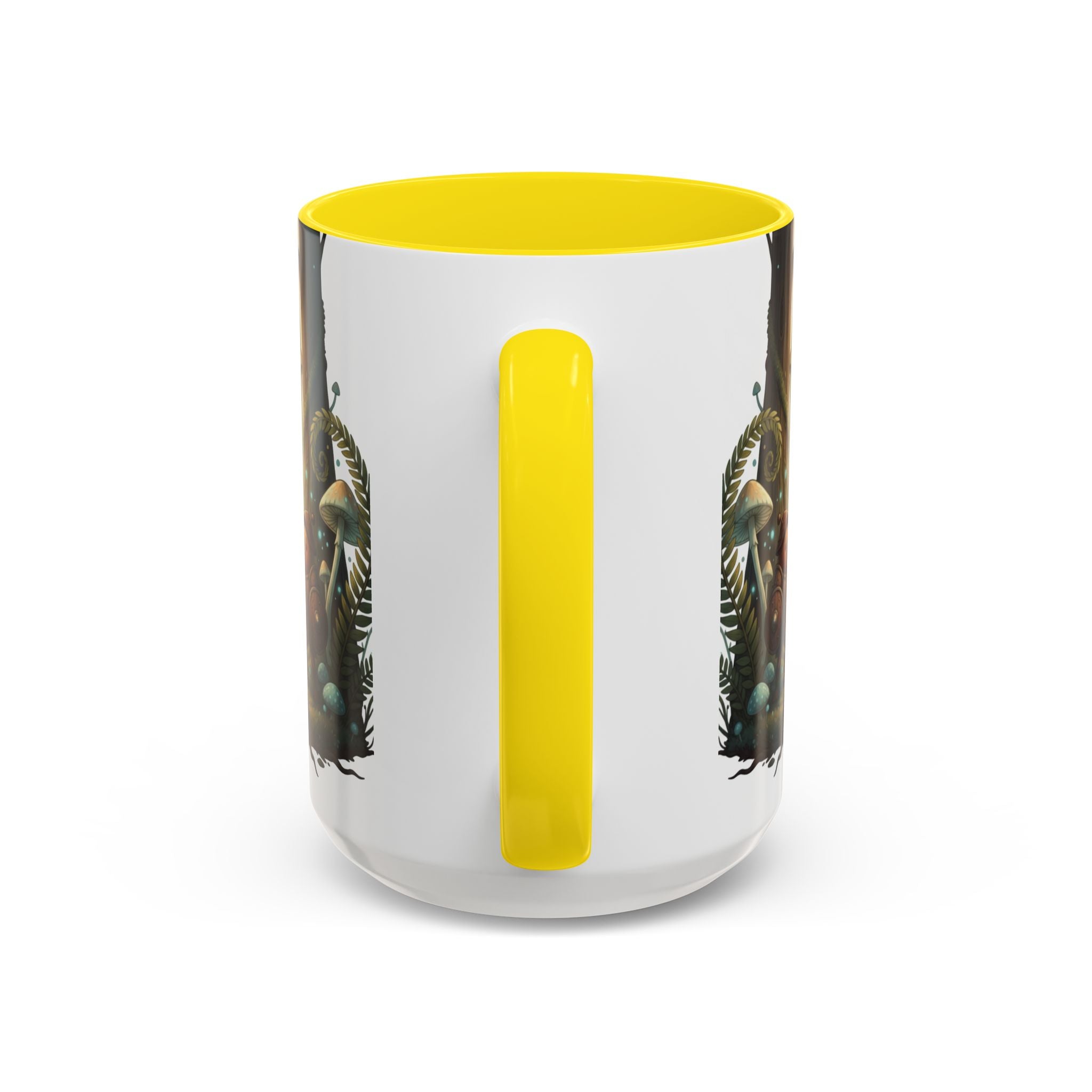 Whimsical Forest Mushroom Mug — Cute Woodland Gnome Coffee Cup