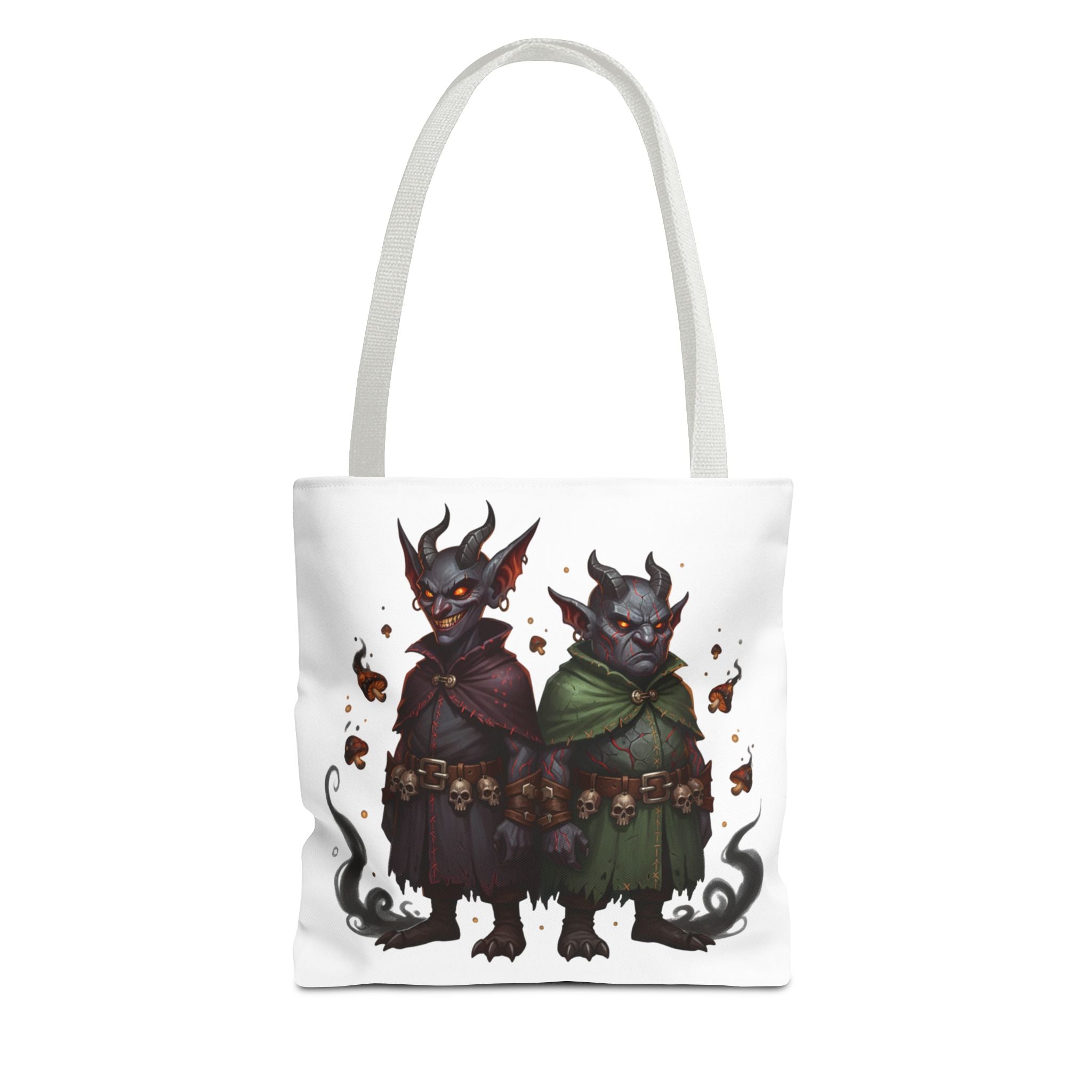 Tote Bag — Cute Dark Demon Duo Illustration Tote