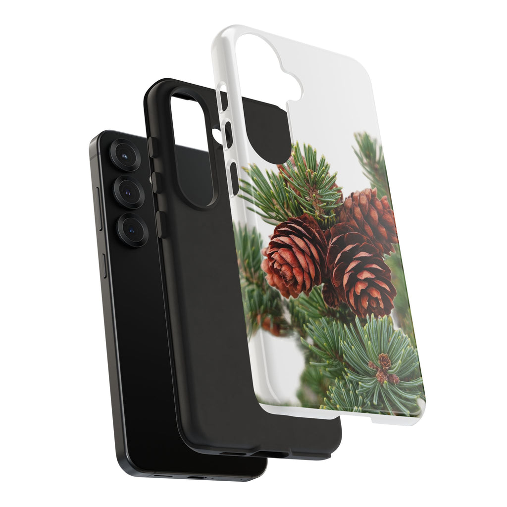 Pinecone Tough Phone Case — Protective Botanical Phone Cover