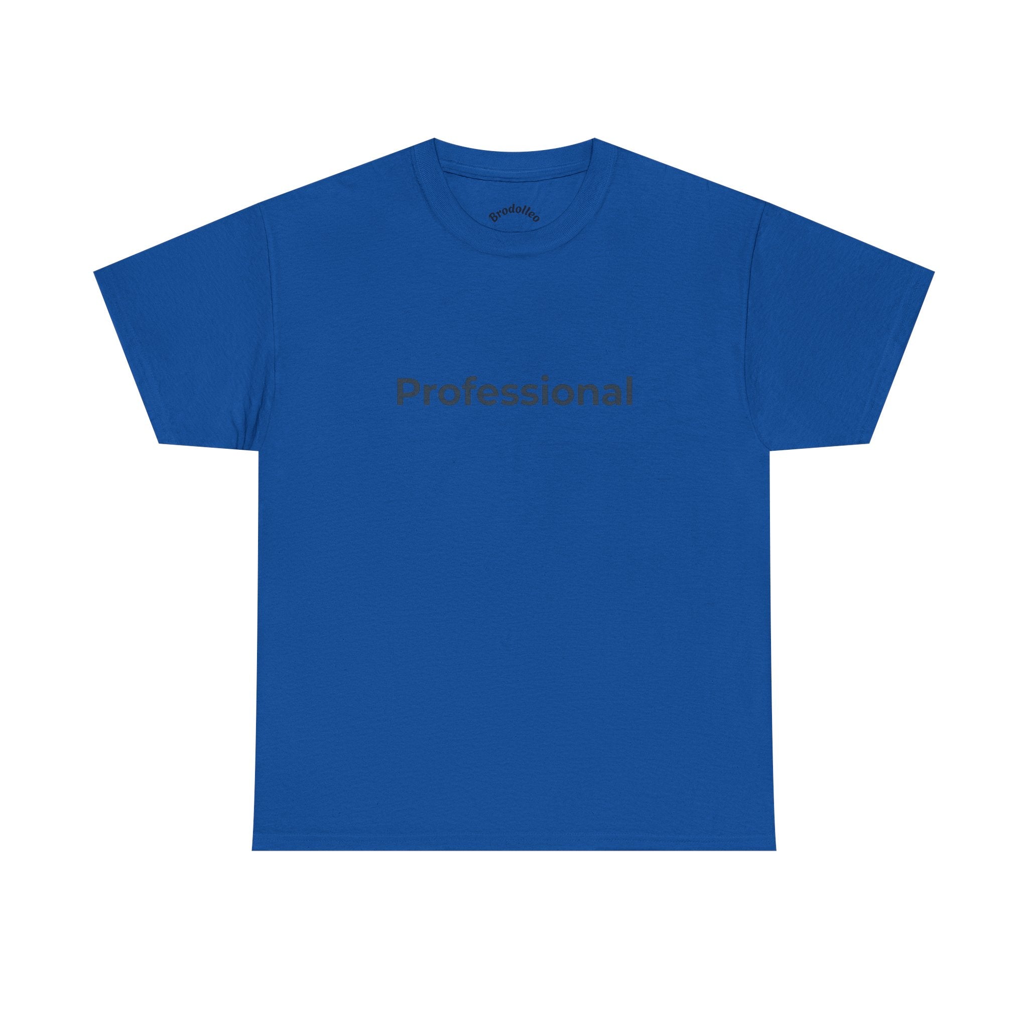 Professional T‑Shirt — Minimalist White Tee with 'Professional' Text