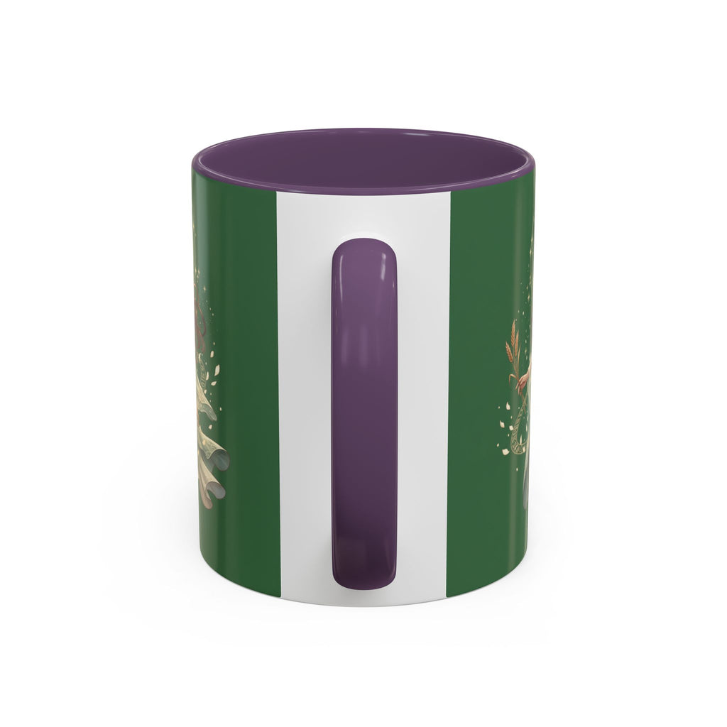 Virgo Zodiac Accent Coffee Mug — Astrological Virgo Gift (11/15oz)