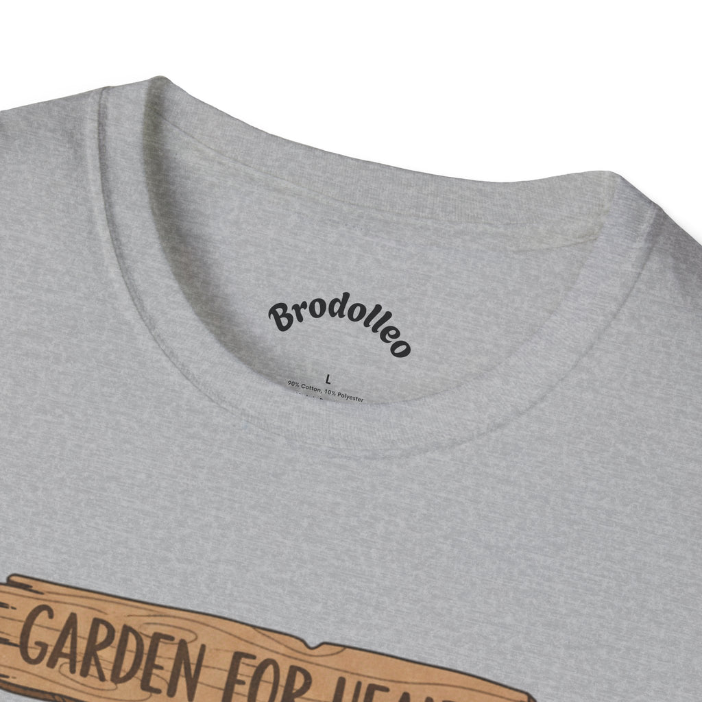Garden Gnome T-Shirt — "Garden for Health" Cute Gardening Tee