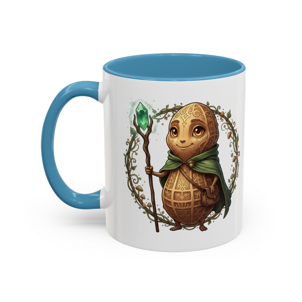 Cute Turtle Wizard Coffee Mug — Fantasy Magic Accent Mug (11/15oz)