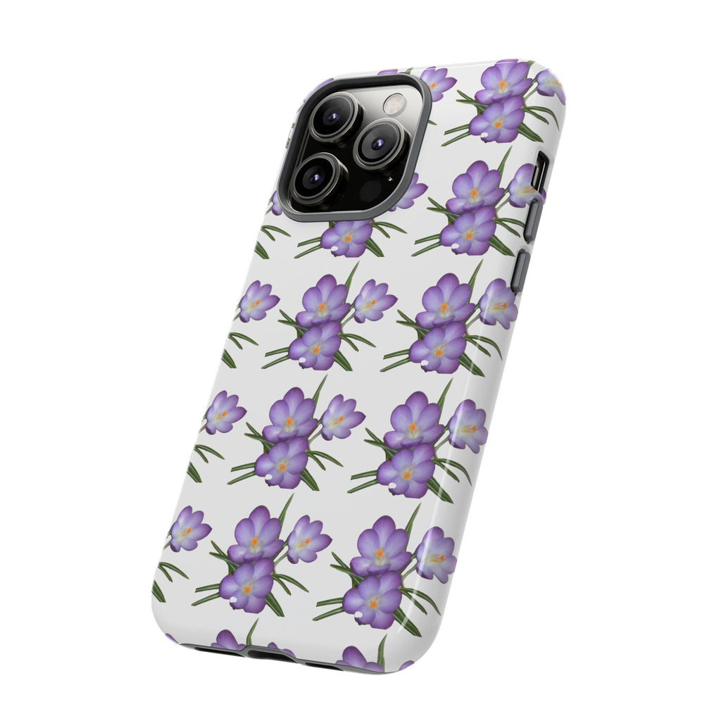 Tough Case — Purple Floral Phone Case