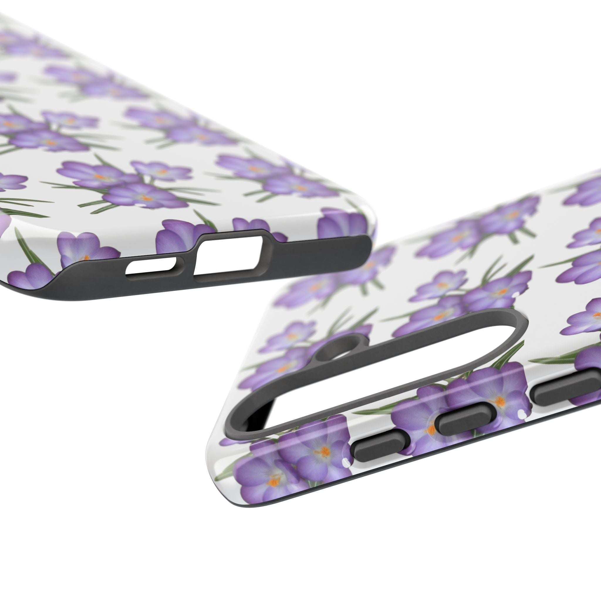 Tough Case — Purple Floral Phone Case