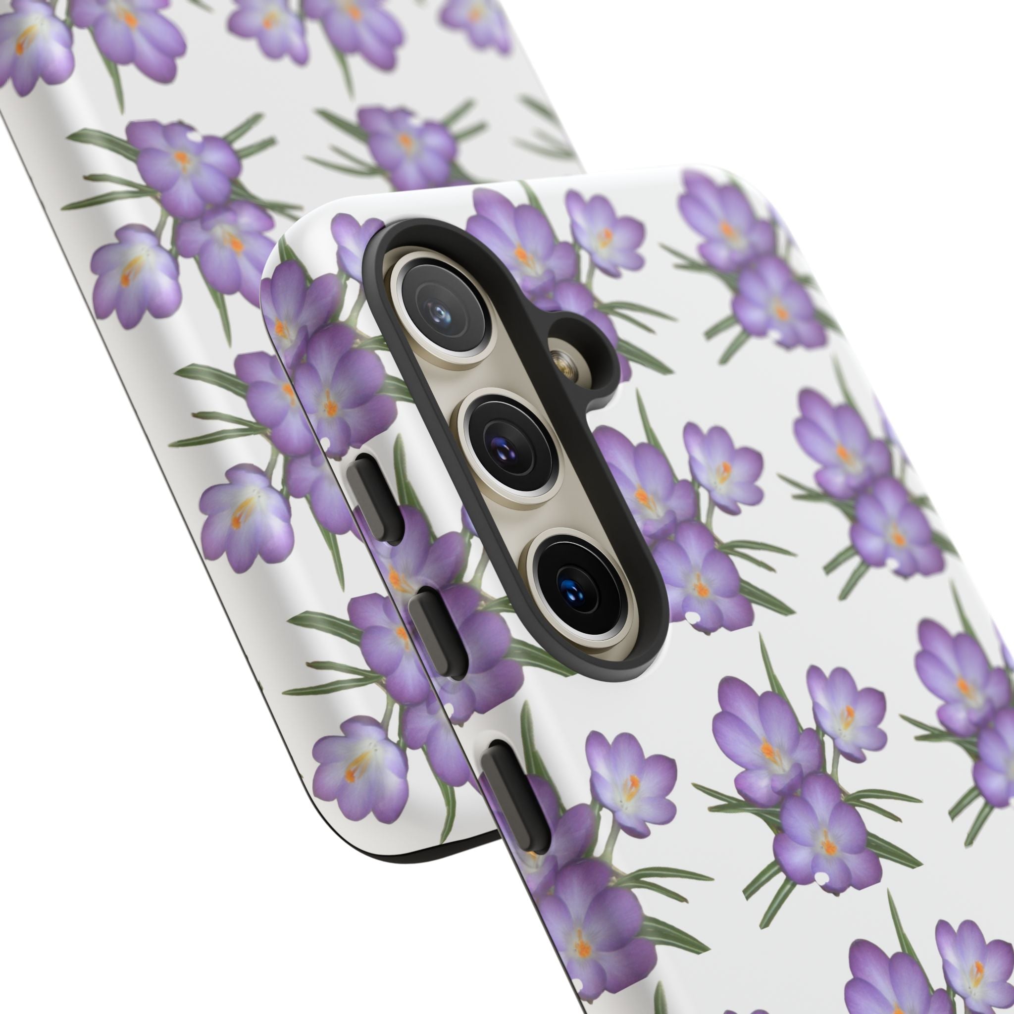 Tough Case — Purple Floral Phone Case